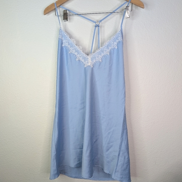 Fredericks Of Hollywood Light Blue Slip - Picture 1 of 5